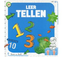 Leer tellen tot 20- tellen- cijfers - ik leer cijfers - oefenen - oefenboek