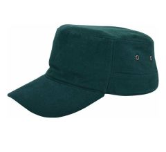 Benza Luxe Leger Cap Muts Donkergroen