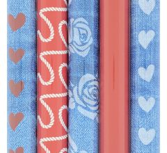 Love me assortiment inpakpapier cadeaupapier - 2 meter x 70 cm - 5 rollen