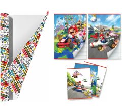 Mario Kart Schoolpakket kaftpapier voor schoolboeken en schriften