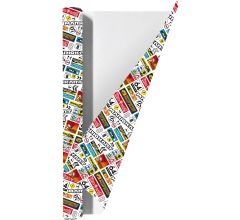 Mario Kart kaftpapier voor schoolboeken - 200 x 70 cm - 6 rollen