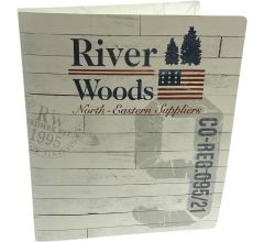 River Woods - Polypropyleen Ringband met 4 Ringen Inclusief interieur 