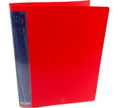 Basic Ringband Rood - Polypropyleen Ringband met 4 Ringen inclusief interieur