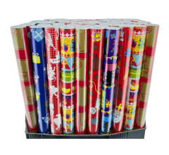 60 rollen XL Sinterklaas cadeaupapier inpakpapier - 3 meter x 70 cm