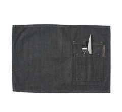 Chaud Devant Denim Placemat - Blauw - 2 stuks