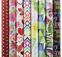 Präsenta - Luxe Cadeaupapier - Inpakpapier - 200 x 70 cm - 3 rollen