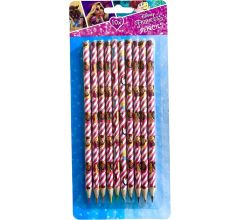 Disney kleurpotloden Princess 24,5 cm hout - 10 stuks