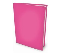 Rekbare boekenkaften A4 - Roze - 12 stuks