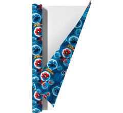 Spider-Man wise kaftpapier voor schoolboeken - 200 x 70 cm - 3 rollen