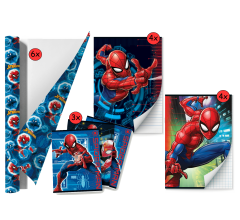 Spider-Man - Back to School Schoolpakket - Kaftpapier Voor Schoolboeken En Schriften