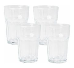 Longdrink - Longdrinkglas - Limonadeglazen - 12 x 8 cm - 365ml - 4 Stuks
