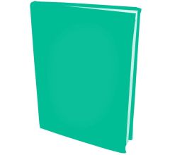 Rekbare boekenkaften A4 - Turquoise Groen - 6 stuks