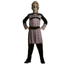 Zombie Koning kostuum Voor Kinderen - Masker, Top, Broek, Riem -  4 - 6 Jaar - 110 CM