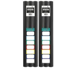 Benza Kaftpapier Schoolboeken - Zwart - 200 x 70 cm - 6 rollen